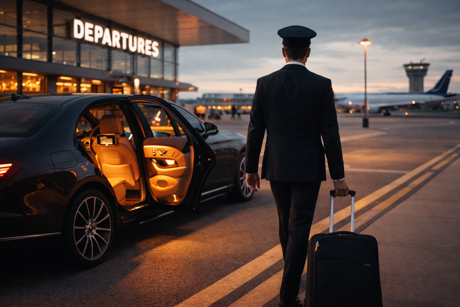 Transfert aéroport VTC luxe
